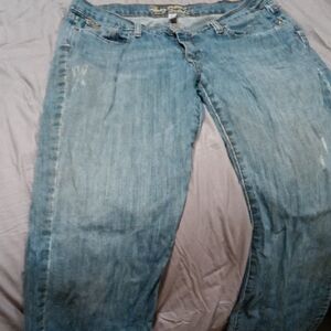 Abercrombie & Fitch Light Blue Boyfriend Jeans